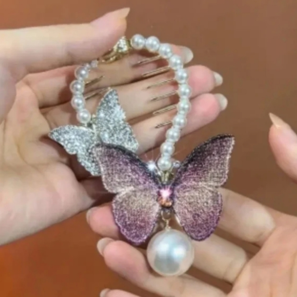 Embroidery Rhinestone Hair Accessories